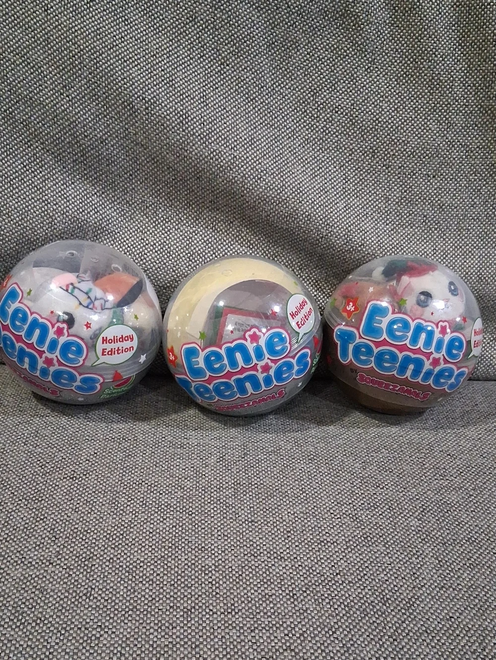Holiday Edition Collectible Eenie Teenies  Surprise Balls - Multicolor